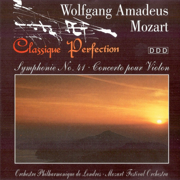 Livrenpoche : Wolfgang Amadeus Mozart - Orchestre Philharmonique de Londres*, Mozart Festival Orchestra (2) - Symphonie No. 41 (Jupiter) / Concerto Pour Violon - Wolfgang Amadeus Mozart - CD