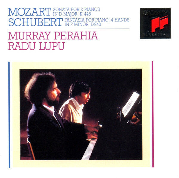 Livrenpoche : Mozart* / Schubert*, Murray Perahia, Radu Lupu - Sonata For 2 Pianos In D Major, K. 448 / Fantasia For Piano, 4 Hands In F Minor, Op.103, D 940 - Mozart* / Schubert*, Murray Perahia, Radu Lupu - CD