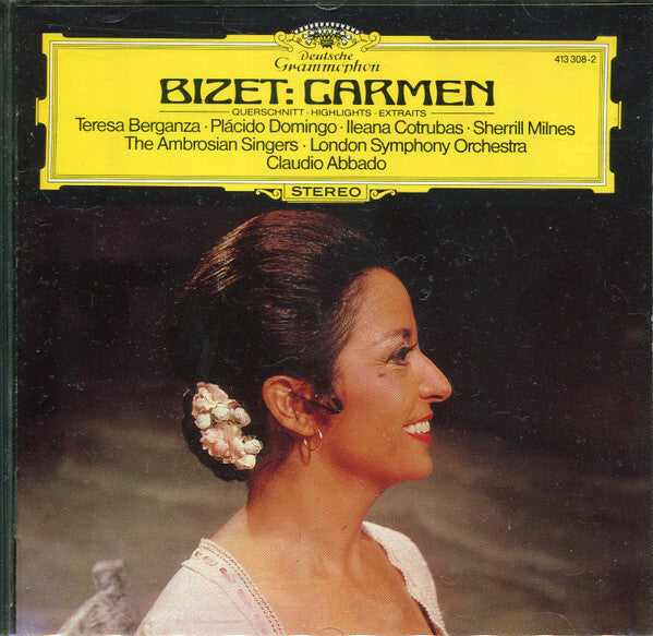 Livrenpoche : Bizet*, Teresa Berganza, Placido Domingo, Ileana Cotrubas, Sherrill Milnes, Claudio Abbado, London Symphony Orchestra*, The Ambrosian Singers - Carmen (Extraits) - Bizet*, Teresa Berganza, Placido Domingo, Ileana Cotrubas, Sherrill Milnes, Claudio Abbado, London Symphony Orchestra*, The Ambrosian Singers - CD
