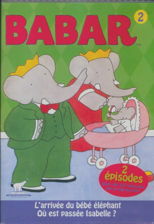 Livrenpoche : BARBAR : 2 Episodes : L'arrivée du bébé éléphant & Ou est passé Isabelle - XXX - DVD
