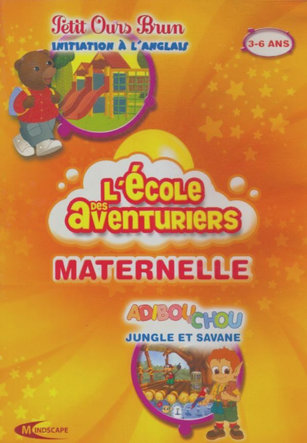 Livrenpoche : L'Ecole des aventures Petit Ours brun invitation A l'Anglais & adiboud'chou Jungle et savane - XXX - DVD