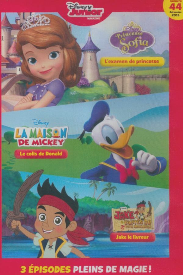 Livrenpoche : Princesse sofia l'examen de princesse, La maison de Mickey Le colis de Donald & Jake et les pirates du pays imaginaire jake le livreur - XXX - DVD