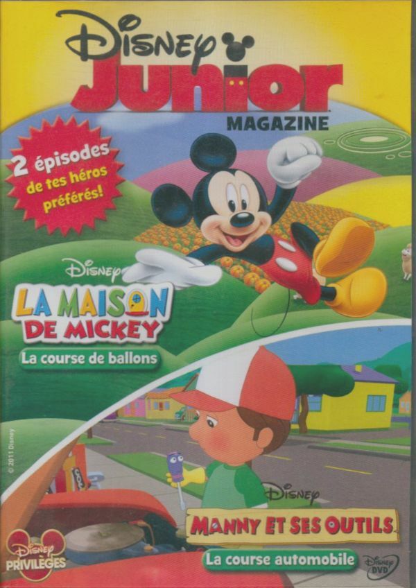 Livrenpoche : Disney Junior La maison de Mickey La course de ballons& Manny et ses outils La corse automobile - XXX - DVD