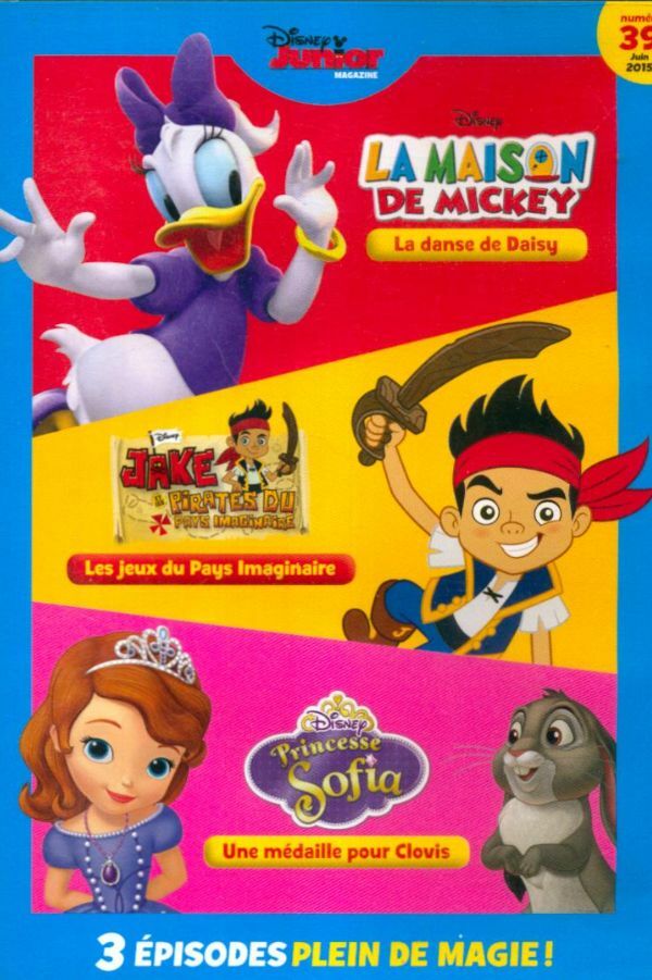 Livrenpoche : Disney Junior : La maison de Mickey La danse de Daisy, Jake et les pirates du pays imaginaire Les jeux du pays imaginaire, Pirncesse sofia Une médaille pour clovis - XXX - DVD