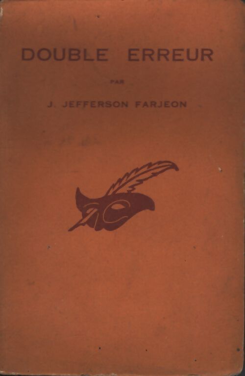 Double erreur - Jefferson J. Farjeon - Livre