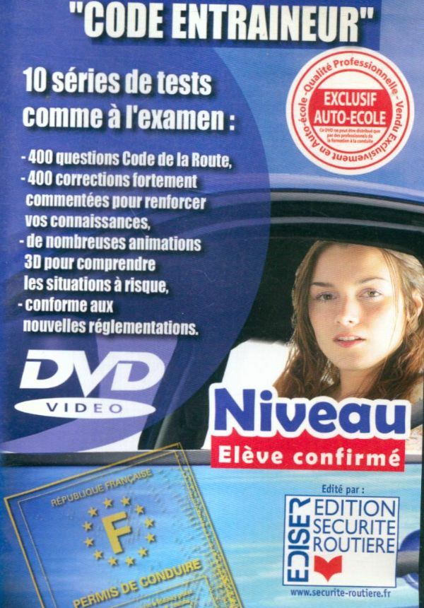 Livrenpoche : Code entraineur niveau elève confirmé - XXX - DVD