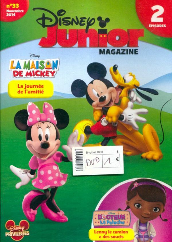 Livrenpoche : Disney Junior : La maison de Mickey La journée de l'amitié, Docteur La peluche Lenny le camion a des soucis - XXX - DVD