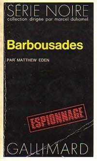 Barbousades - Matthew Eden - Livre