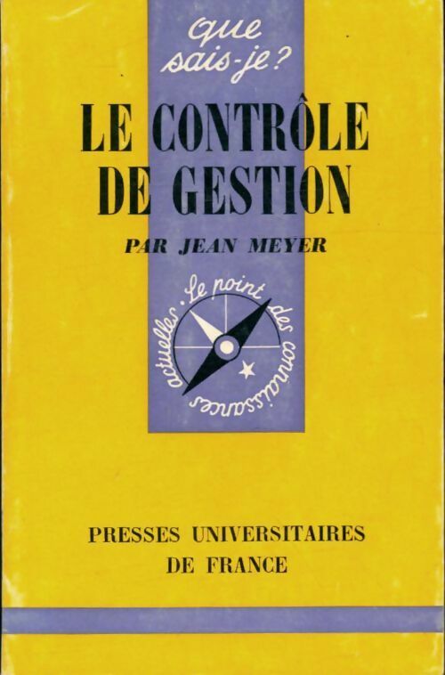 Livrenpoche : Le contrôle de gestion - Jean Meyer - Livre
