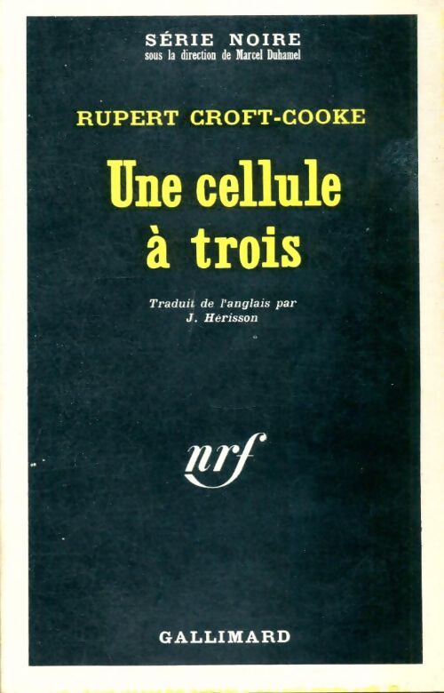 Livrenpoche : Une cellule à trois - Thomas Croft-Cookie - Livre