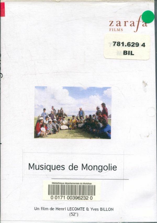 Livrenpoche : Musiqes de Mongolie - XXX - DVD
