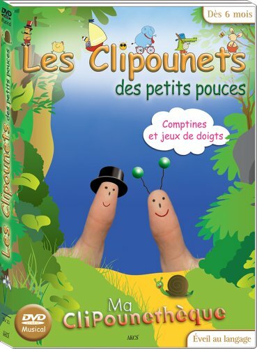 Livrenpoche : Les Clipounets : Comptines et jeux de doigts - CS - DVD