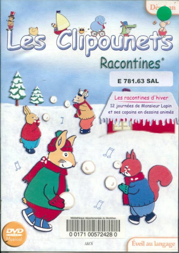 Livrenpoche : Les Clipounets, Racontines d'hiver - CS - DVD