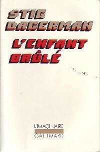L'enfant brûlé - Stig Dagerman - Livre