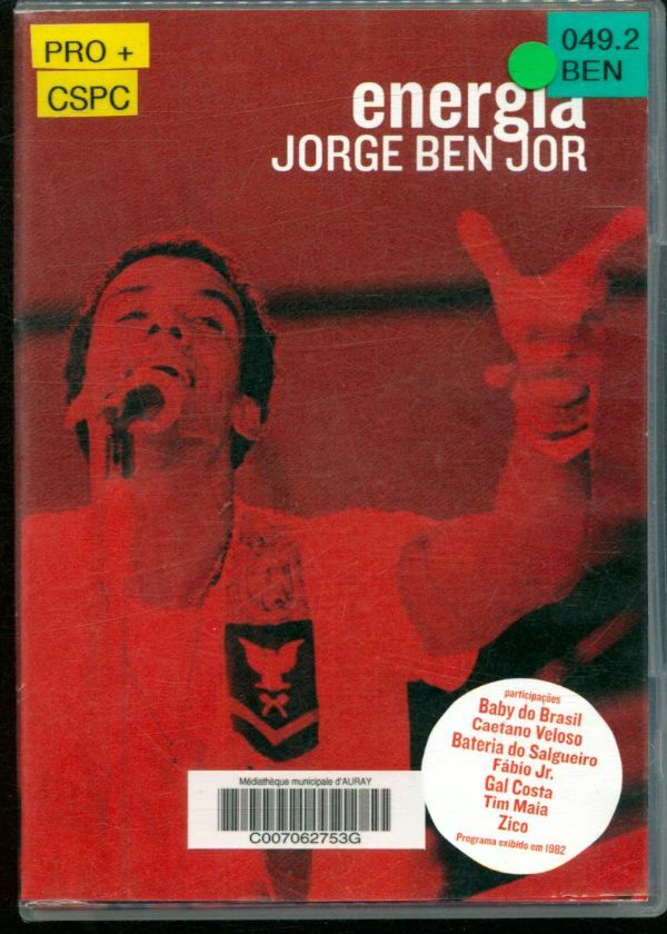 Livrenpoche : Energia Jorge Ben Jor - XXX - DVD