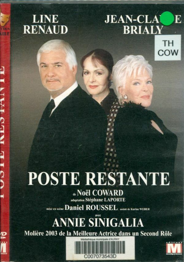 Livrenpoche : Poste restante - Daniel Roussel - DVD
