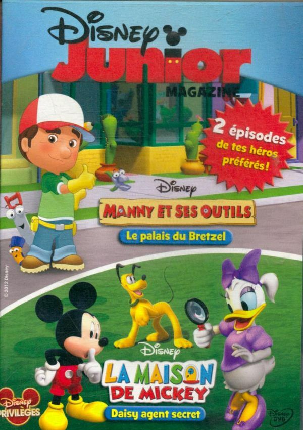 Livrenpoche : Disney Junior Manny et ses outils le palais du Bretzel & la maison de mickey Daisy agent secret - XXX - DVD