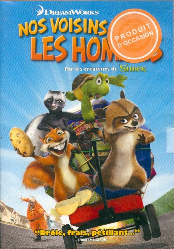 Livrenpoche : Nos voisins, Les Hommes - Tim Johnson, Karey Kirkpatrick - DVD