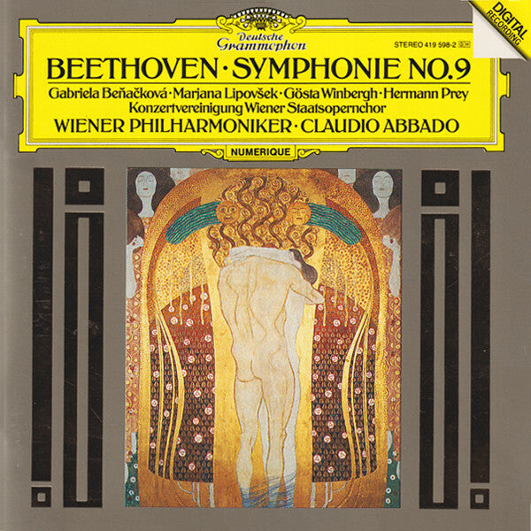 Livrenpoche : Beethoven*, Gabriela Be?a?ková, Marjana Lipov?ek, Gösta Winbergh, Hermann Prey, Konzertvereinigung Wiener Staatsopernchor, Wiener Philharmoniker, Claudio Abbado - Symphonie No. 9 - Beethoven*, Gabriela Be?a?ková, Marjana Lipov?ek, Gösta Winbergh, Hermann Prey, Konzertvereinigung Wiener Staatsopernchor, Wiener Philharmoniker, Claudio Abbado - CD