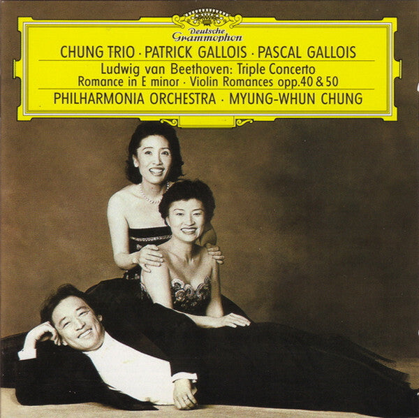 Livrenpoche : Ludwig van Beethoven, Chung Trio ? Patrick Gallois ? Pascal Gallois ? Philharmonia Orchestra ? Myung-Whun Chung - Triple Concerto ? Romance In E Minor ? Violin Romances Opp.40 & 50 - Ludwig van Beethoven, Chung Trio ? Patrick Gallois ? Pascal Gallois ? Philharmonia Orchestra ? Myung-Whun Chung - CD
