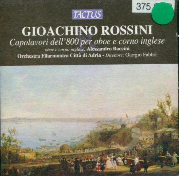 Livrenpoche : Gioachino rossini - capolari dell'800per oboe e corno inglese - rossini - CD