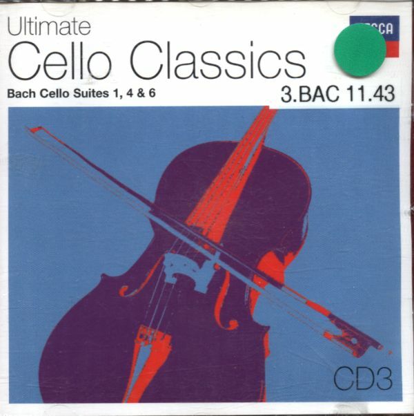 Livrenpoche : Ultimate cello classics 3 - js bach - CD