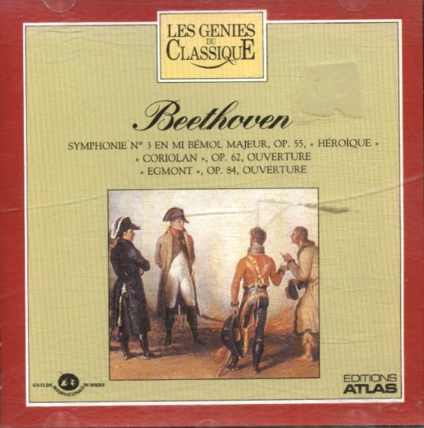 Livrenpoche : Beethoven - symphonie n°3, coriolan et egmont - Beethoven - CD