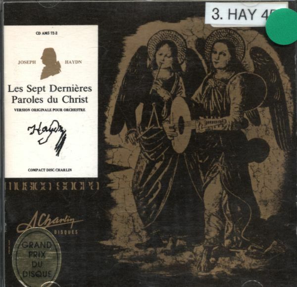 Livrenpoche : Haydn - les sept dernières paroles du christ - haydn - CD
