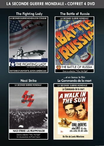 Livrenpoche : Coffret Guerre Fighting Lady The Battle of Russia Nazi Strike Le Commando de la Mort - Capra, Frank, Milestone, Lewis - DVD