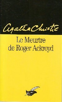 Le meurtre de Roger Ackroyd - Agatha Christie - Livre