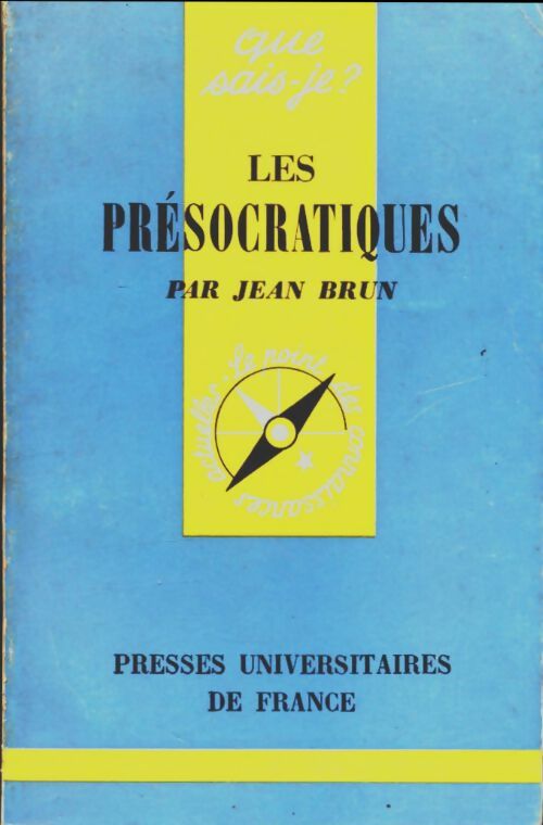 Livrenpoche : Les présocratiques - Jean Brun - Livre