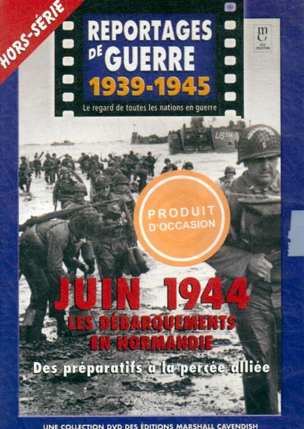 Livrenpoche : Reportage de guerre 1939-1945 juin 1944 les débarquements en normandie - XXX - DVD