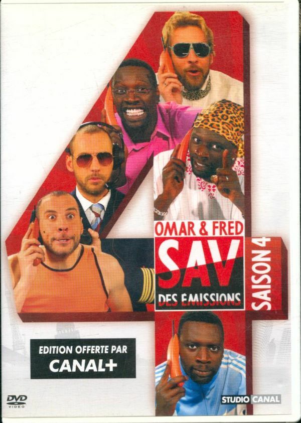 Livrenpoche : Omar & Fred - Sav des émissions - l'intégrale des saisons 4 - Bernard Laurent, Denis Thybaud - DVD