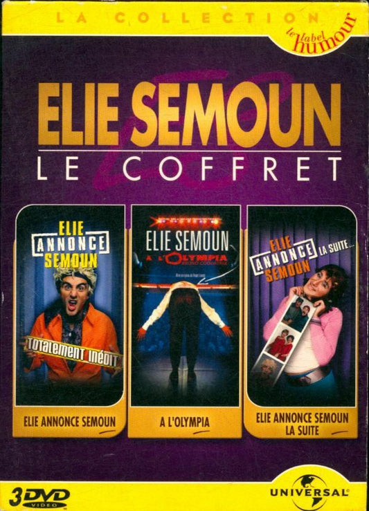 Livrenpoche : Coffret Elie Semoun 3 Dvd : Elie annonce semoun / la suite/ a l'olympia - Roger Louret, Élie Semoun - DVD