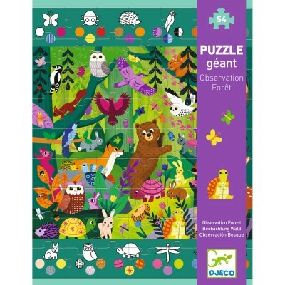 Livrenpoche : Géant Observation Forêt - 54 pcs -  - jeuSociete