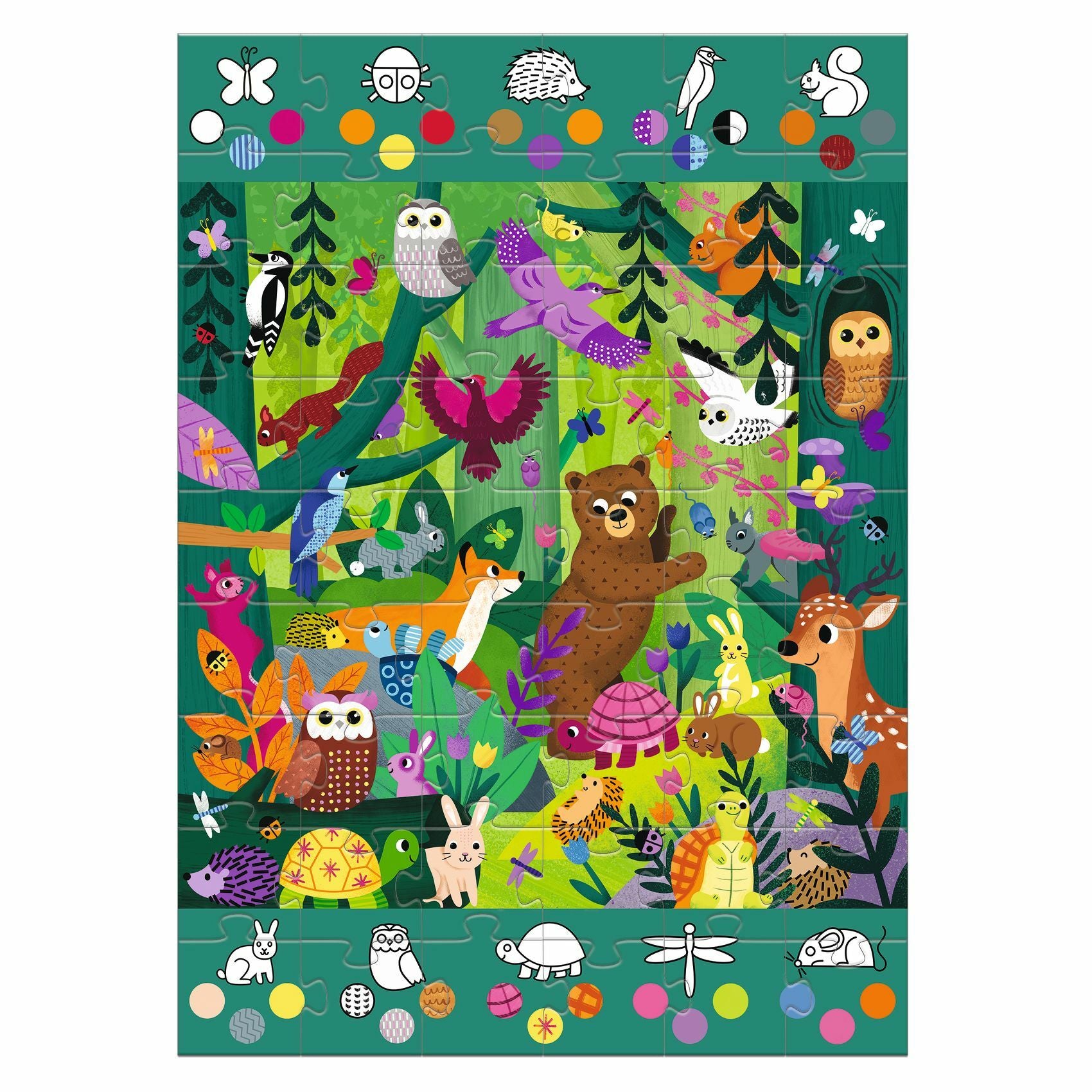 Livrenpoche : Géant Observation Forêt - 54 pcs -  - jeuSociete