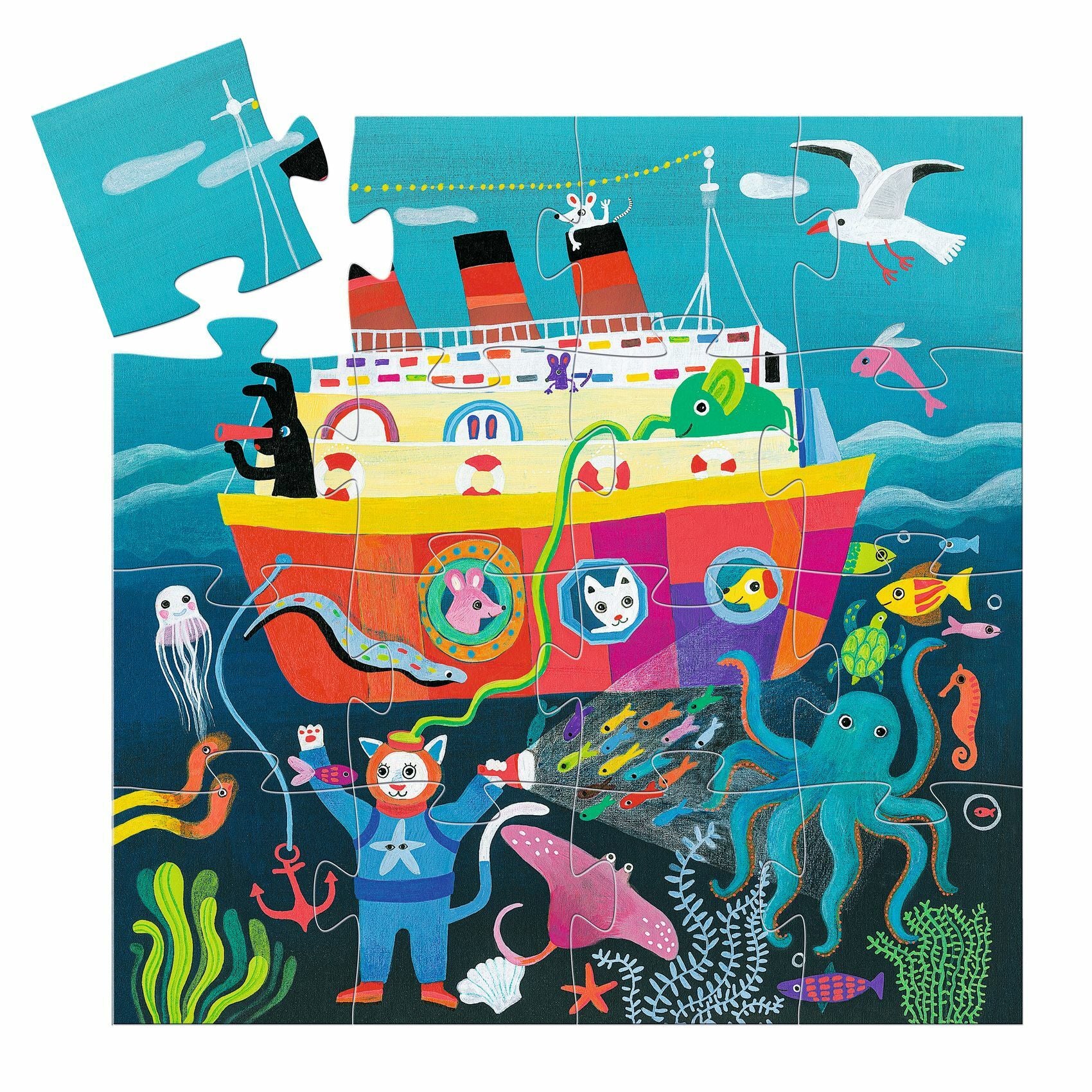 Livrenpoche : La croisière des amis -16 pcs -  - jeuSociete