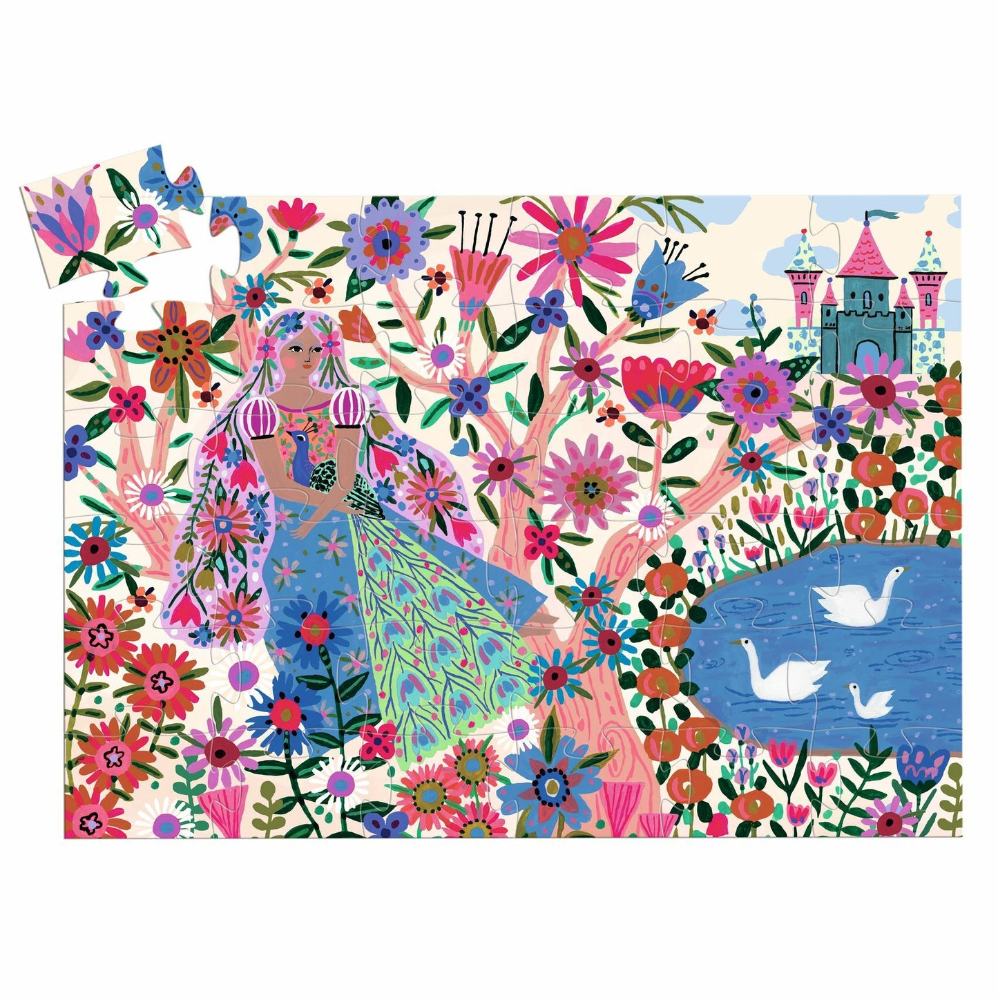Livrenpoche : La princesse et son paon - 36 pcs -  - jeuSociete