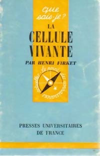 Livrenpoche : La cellule vivante - Henri Firket - Livre
