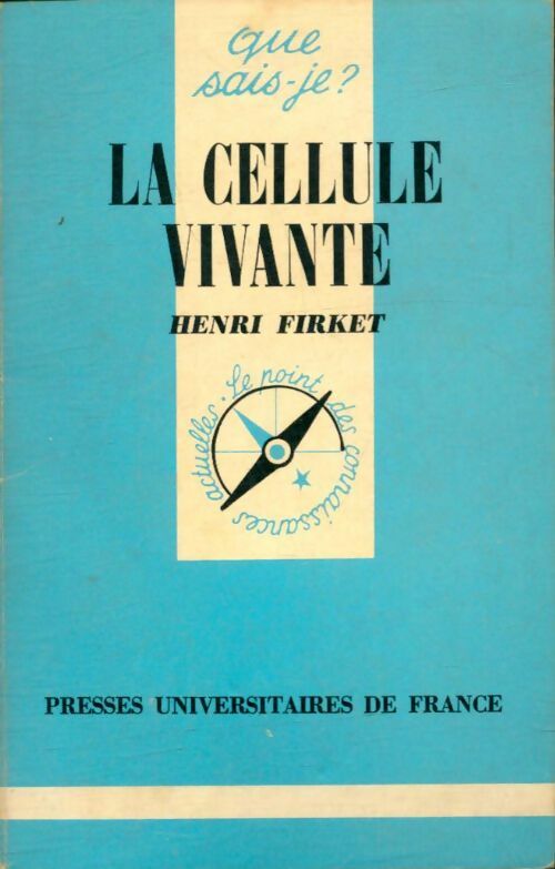 Livrenpoche : La cellule vivante - Henri Firket - Livre