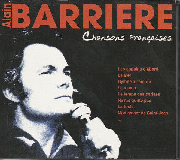 Livrenpoche : Alain Barrière - Chansons Françaises - Alain Barrière - CD