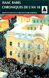 Chroniques de l'an 18 - Isaac Babel - Livre