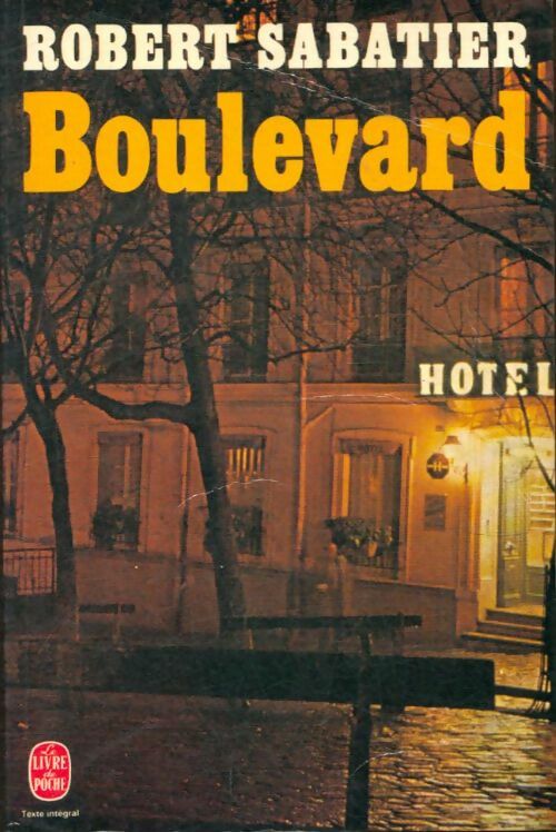 Livrenpoche : Boulevard - Robert Sabatier - Livre