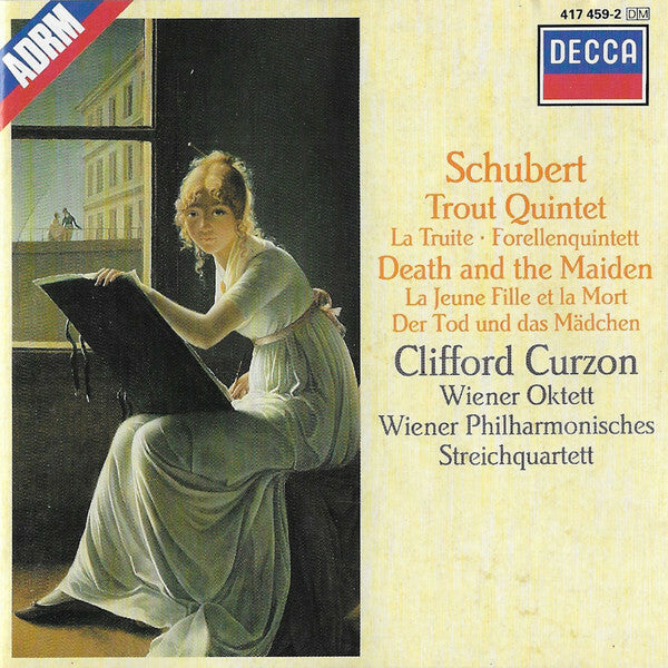 Livrenpoche : Schubert / Clifford Curzon, Members of the Wiener Oktett & Wiener Philharmonisches Streichquartet* - Trout Quintet / Death And The Maiden - Schubert, Clifford Curzon, Wiener Philharmonisches Streichquartet - CD