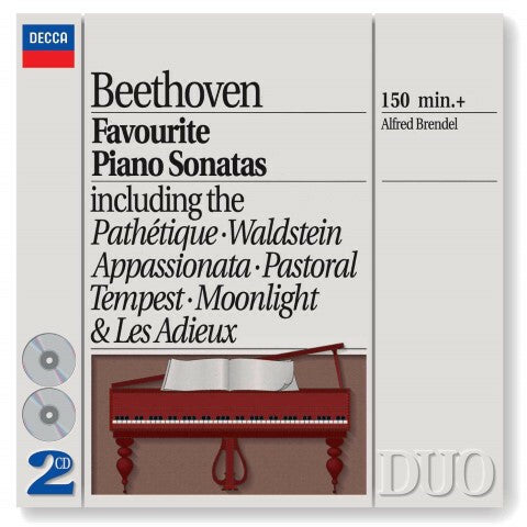 Livrenpoche : Beethoven, Alfred Brendel - Favourite Piano Sonatas - Beethoven, Alfred Brendel - CD