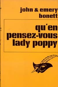 Qu'en pensez-vous Lady Poppy - Emery Bonett ; John Bonett -  Le Masque - Livre