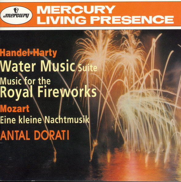 Livrenpoche : Handel, Mozart, Dorati - Handel-Harty : Water Music & Royal Fireworks - Mozart, Handel, Dorati - CD