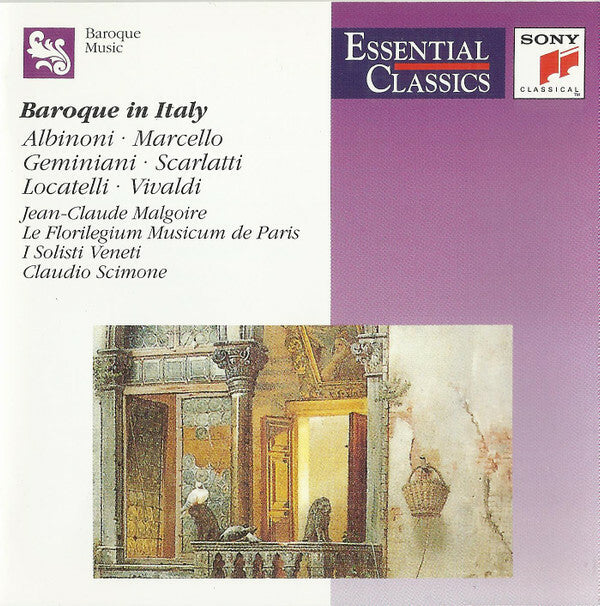 Livrenpoche : Jean-Claude Malgoire, Florilegium Musicum De Paris, I Solisti Veneti, Claudio Scimone - Baroque In Italy - Jean-Claude Malgoire, Florilegium Musicum De Paris, I Solisti Veneti, Claudio Scimone - CD