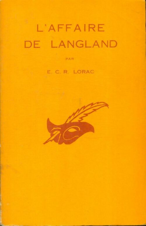 Livrenpoche : L'affaire de Langland - E. C. R. Lorac - Livre