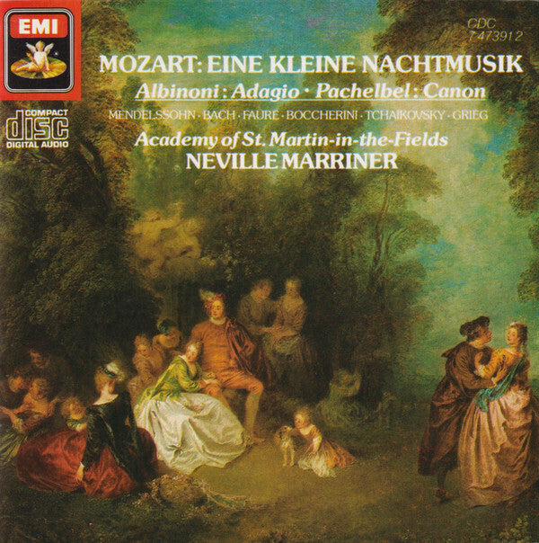 Livrenpoche : Mozart / Albinoni / Pachelbel / Mendelssohn / Fauré / Boccherini / Tchaikovsky / Academy Of St. Martin-in-the-Fields*, Neville Marriner* - Eine Kleine Nachtmusik - Mozart, Tchaikovsky, Fauré, Mendelssohn, Albinoni, Pachelbel, Boccherini, Academy Of St. Martin-in-the-Fields, Neville Marriner - CD